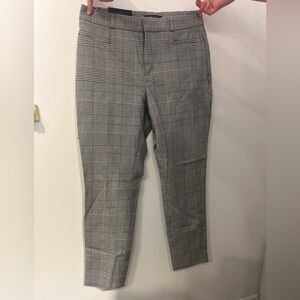 Banana Republic Women’s Black and White Plaid Dress Pants